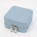 Genuine Leather Square Jewelry Box