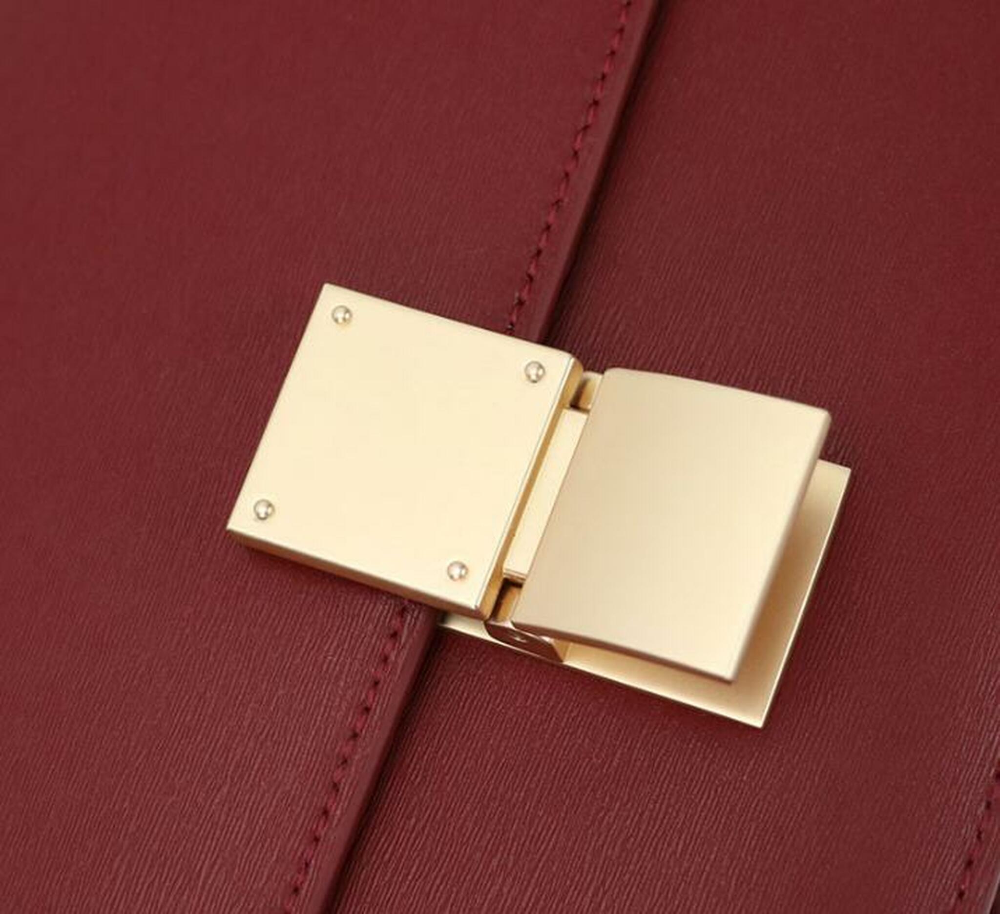 Genuine Leather Box Bag Large