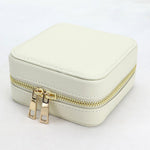 Genuine Leather Square Jewelry Box
