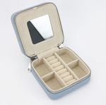 Genuine Leather Square Jewelry Box