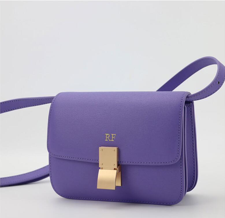 Genuine Leather Box Bag Large