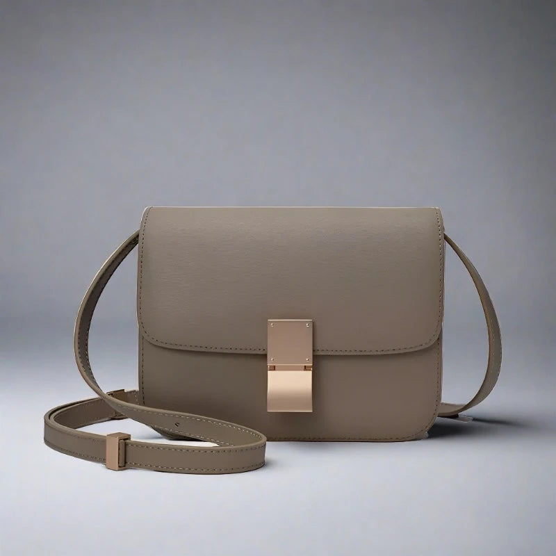 Genuine Leather Box Bag Large