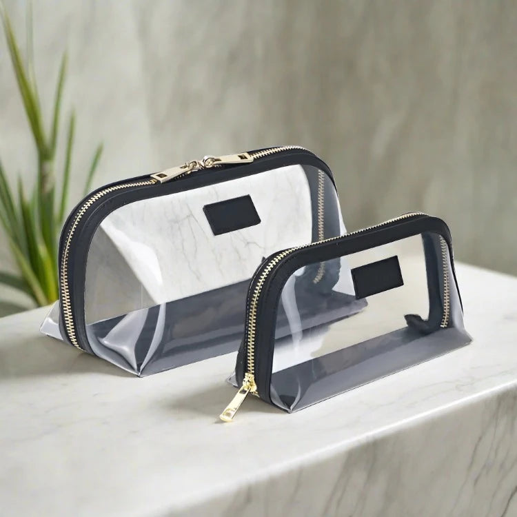 Clarity Case Micro Saffiano Leather Set of Two