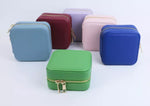 Genuine Leather Square Jewelry Box