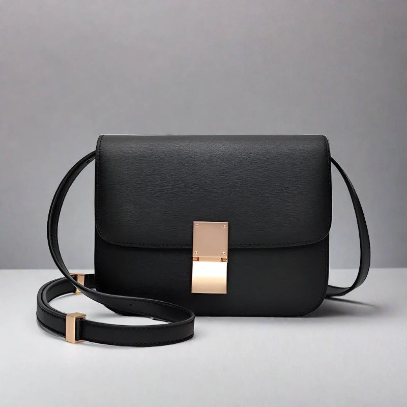 Genuine Leather Box Bag Large