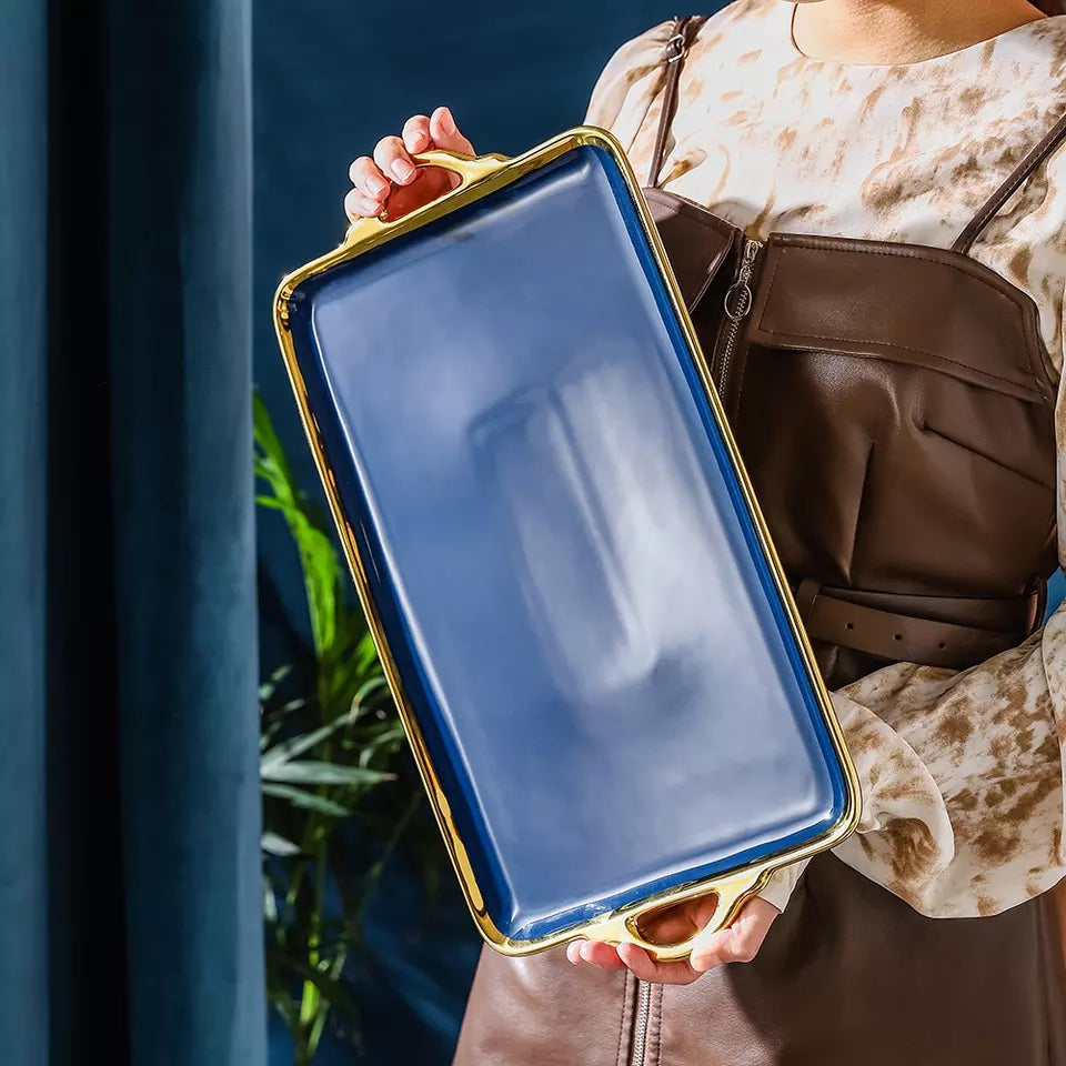 8pc Exquisite Tea Set with Tray