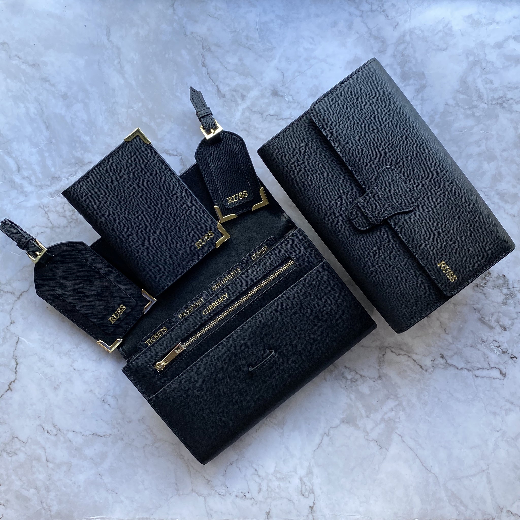 Genuine Leather Travel Wallet