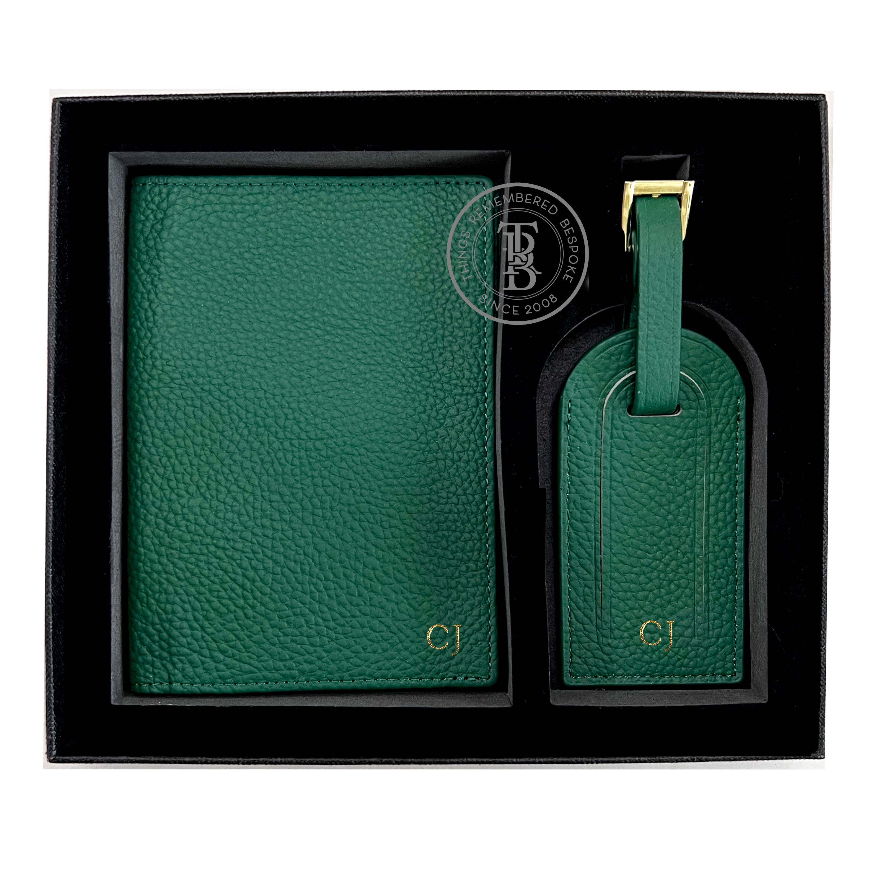 Passport holder and Luggage Tag Gift Set