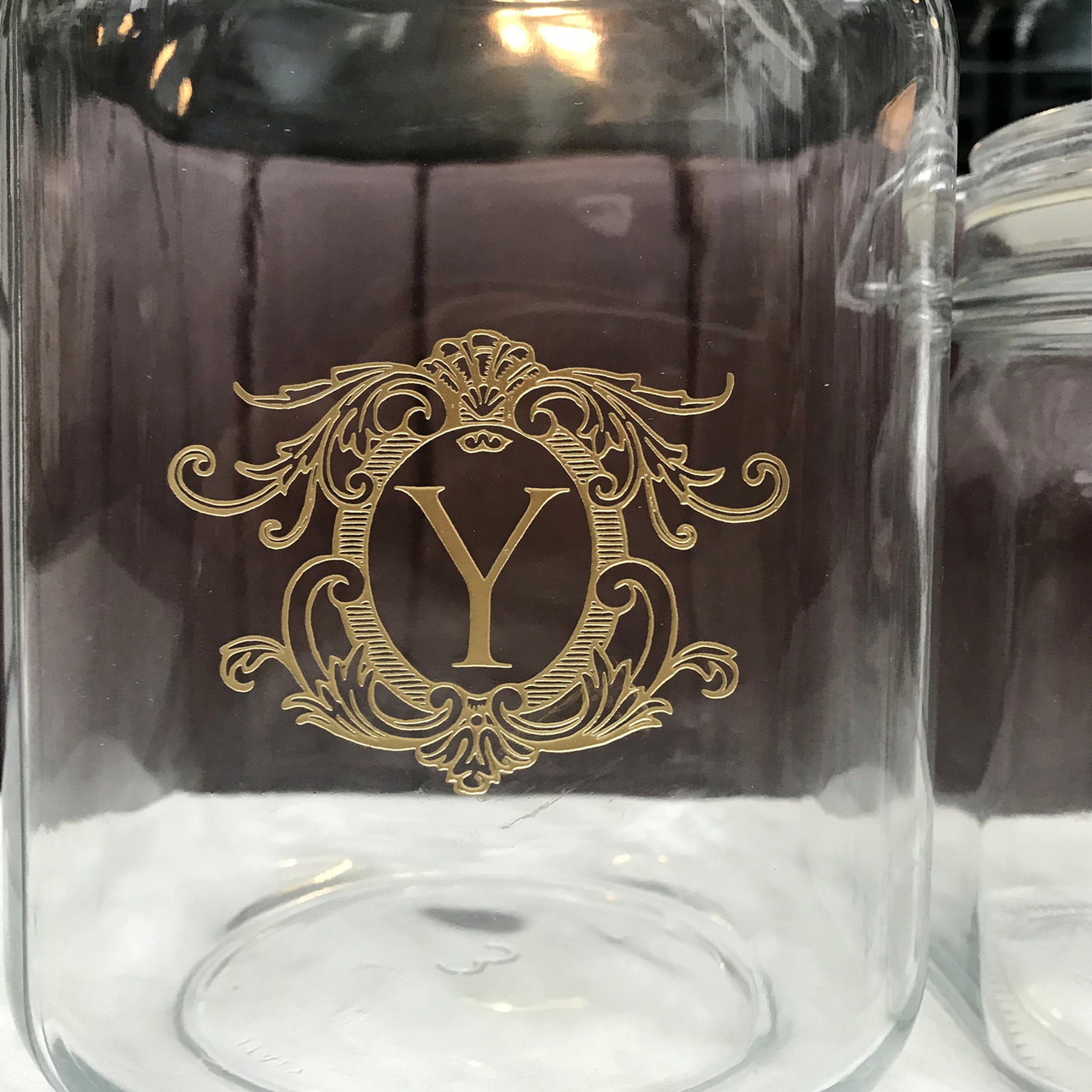 3L Bespoke Etched Jar