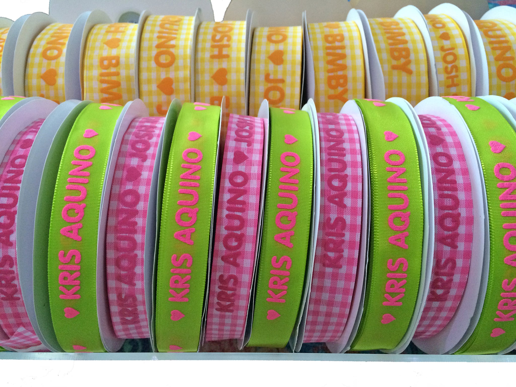 1in Embossed Grossgrain Ribbons