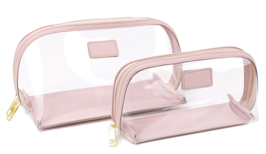 Clarity Case Micro Saffiano Leather Set of Two