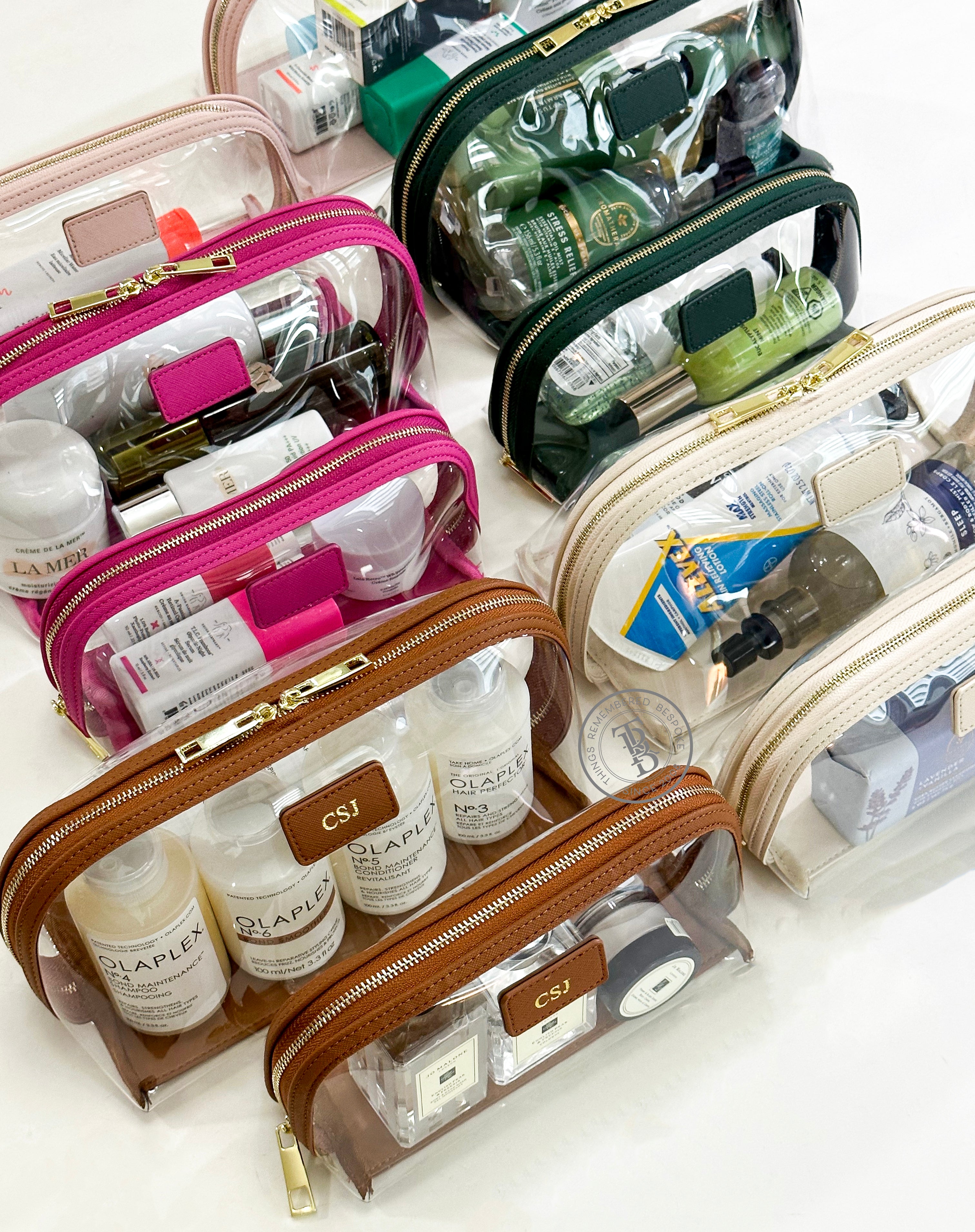 Clarity Case Micro Saffiano Leather Set of Two