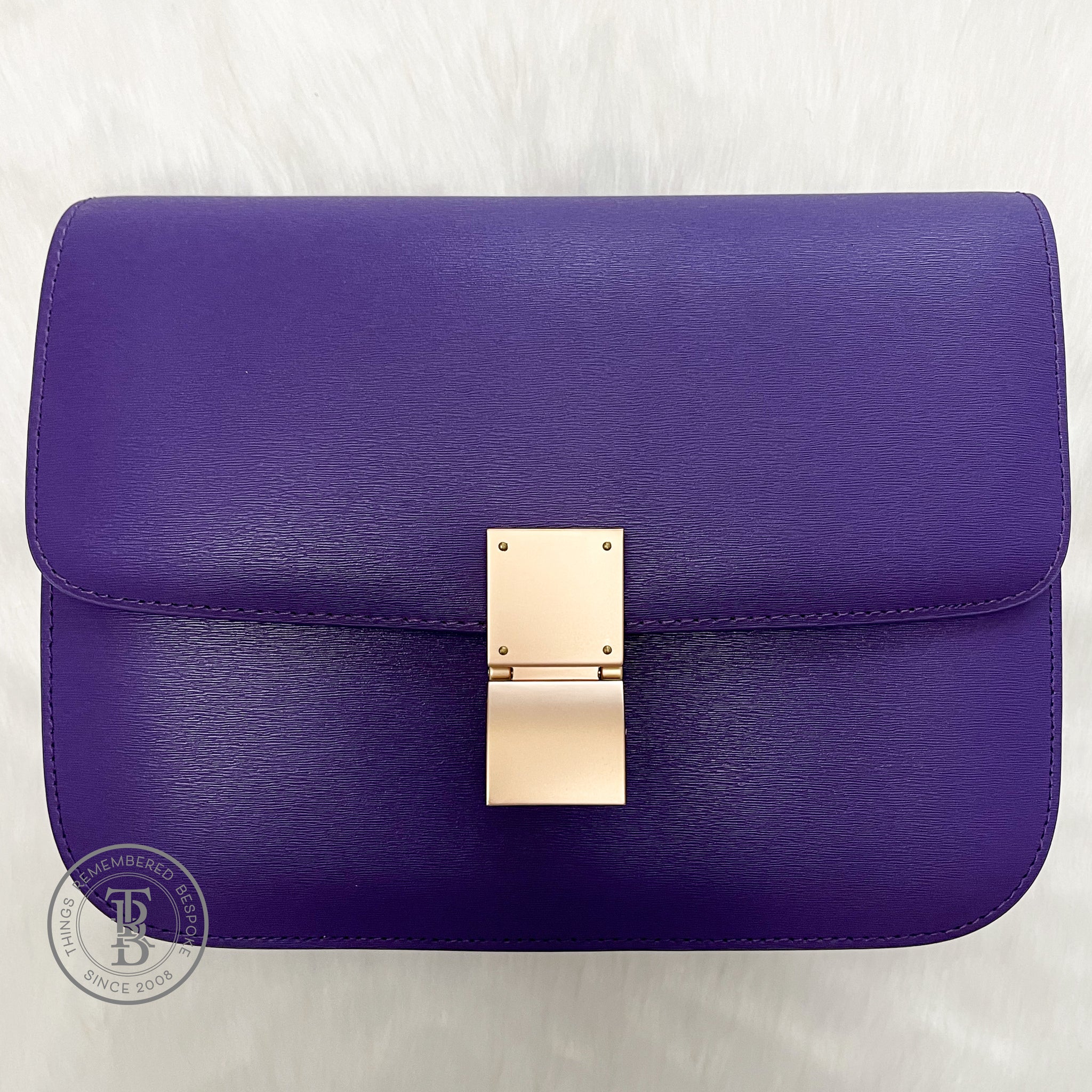 Genuine Leather Box Bag Large