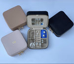 Genuine Leather Square Jewelry Box