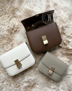 Genuine Leather Box Bag Large