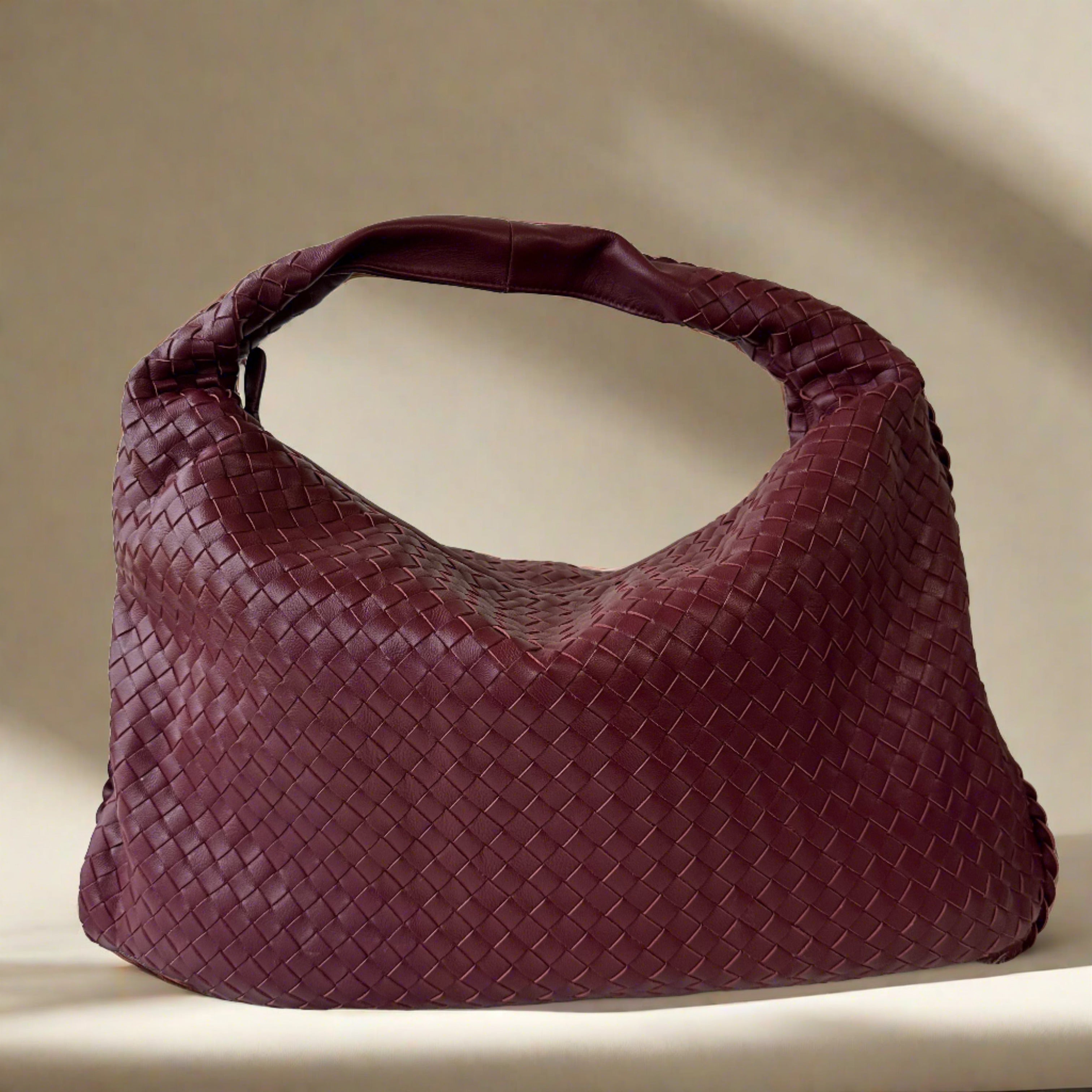 McKenzie Woven Hobo Bag