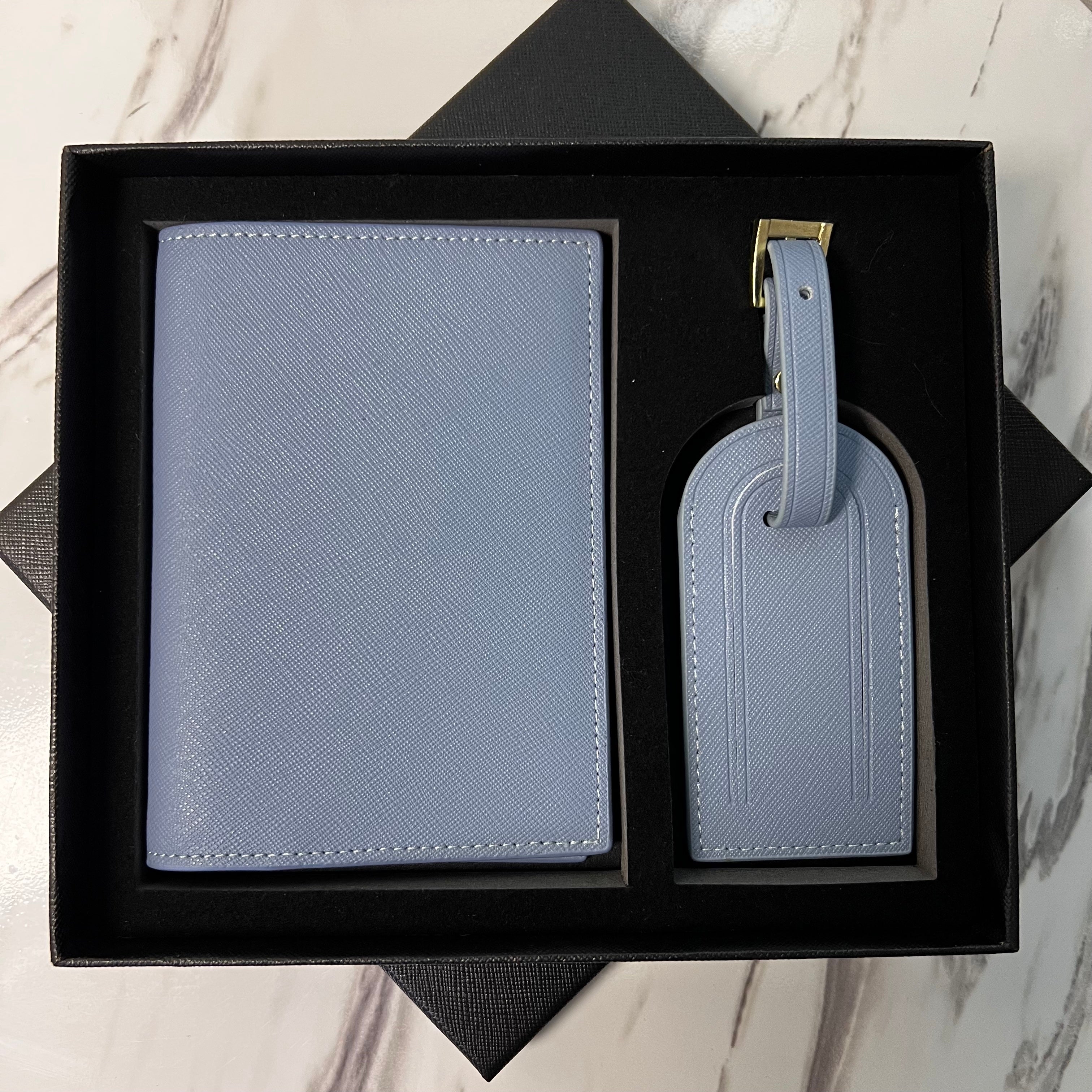 Passport holder and Luggage Tag Gift Set