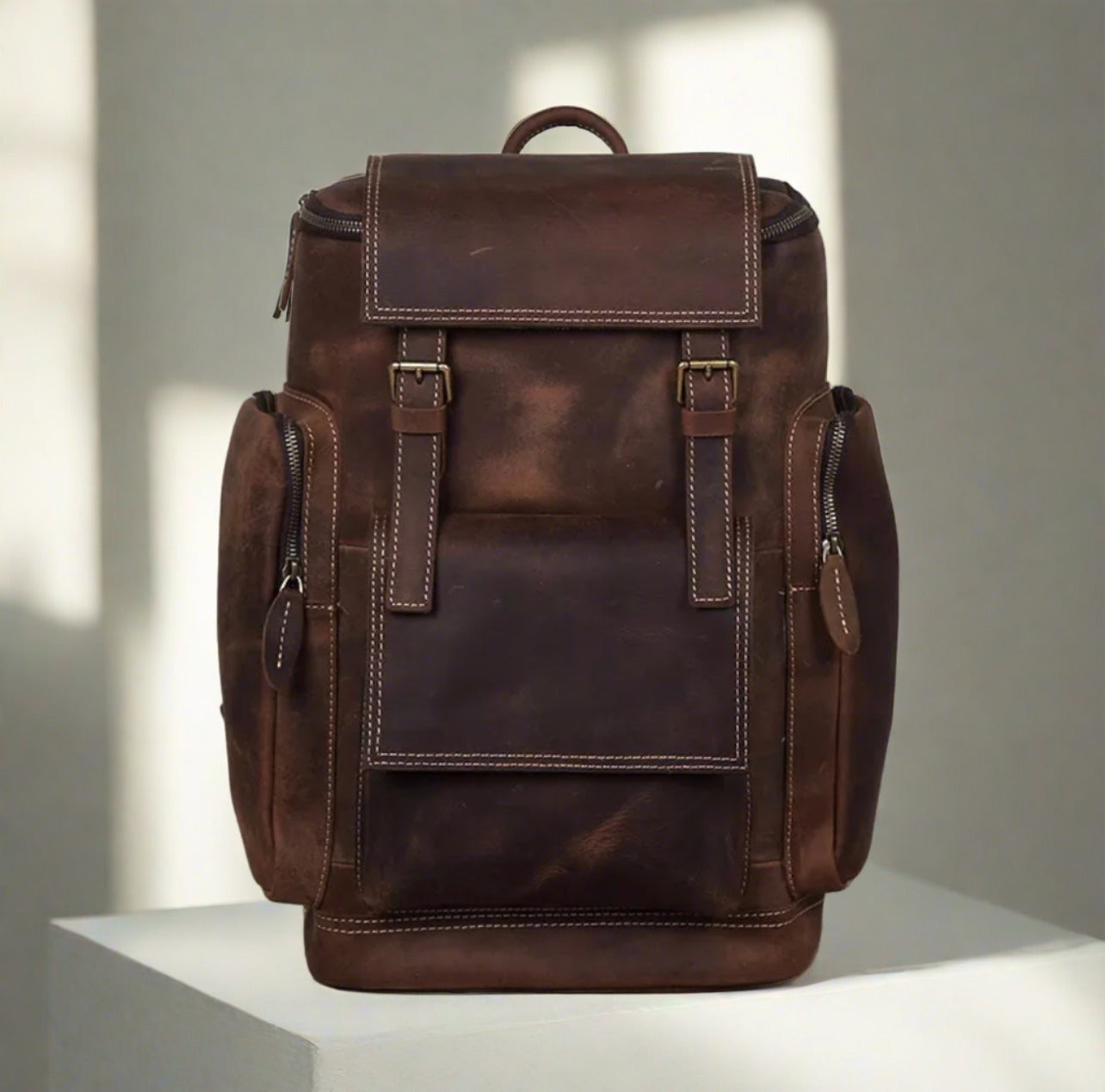 Beckett Leather Backpack