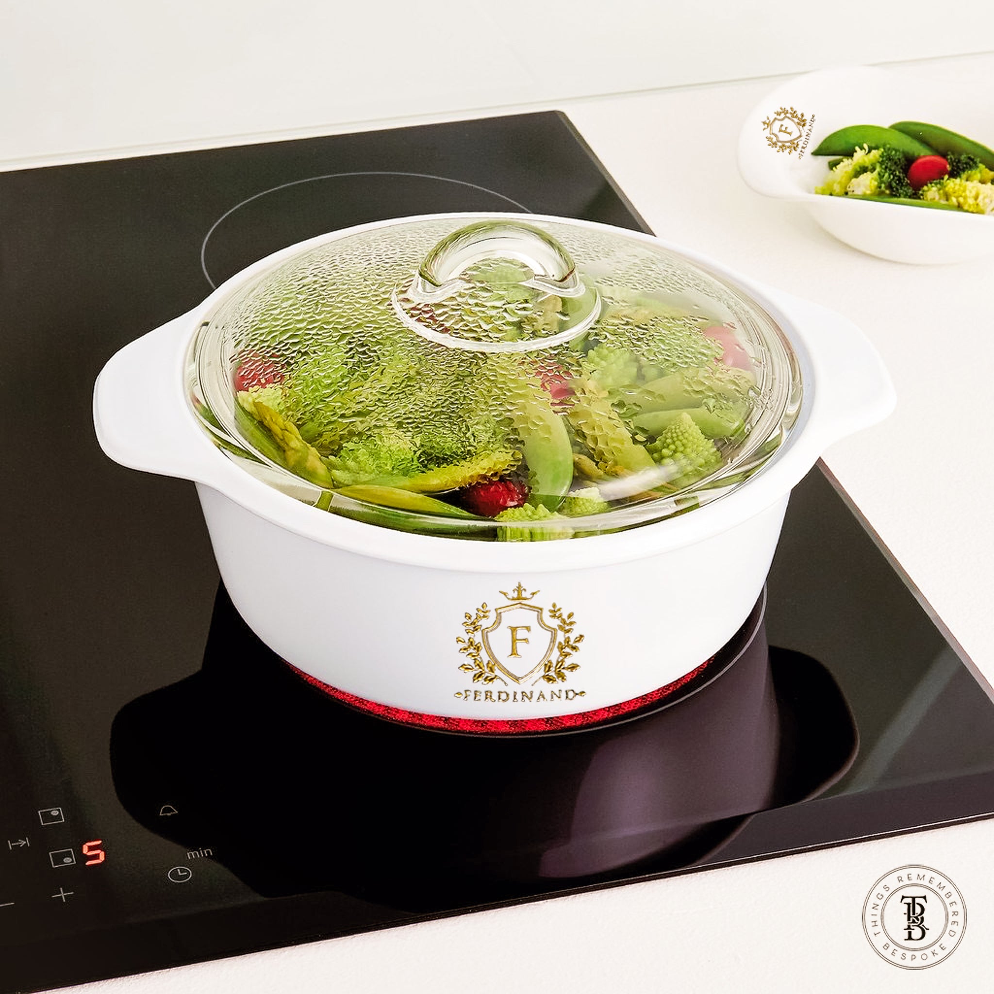 2L White Vitro Direct To Fire Casserole