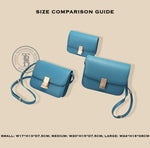 Genuine Leather Box Bag Large