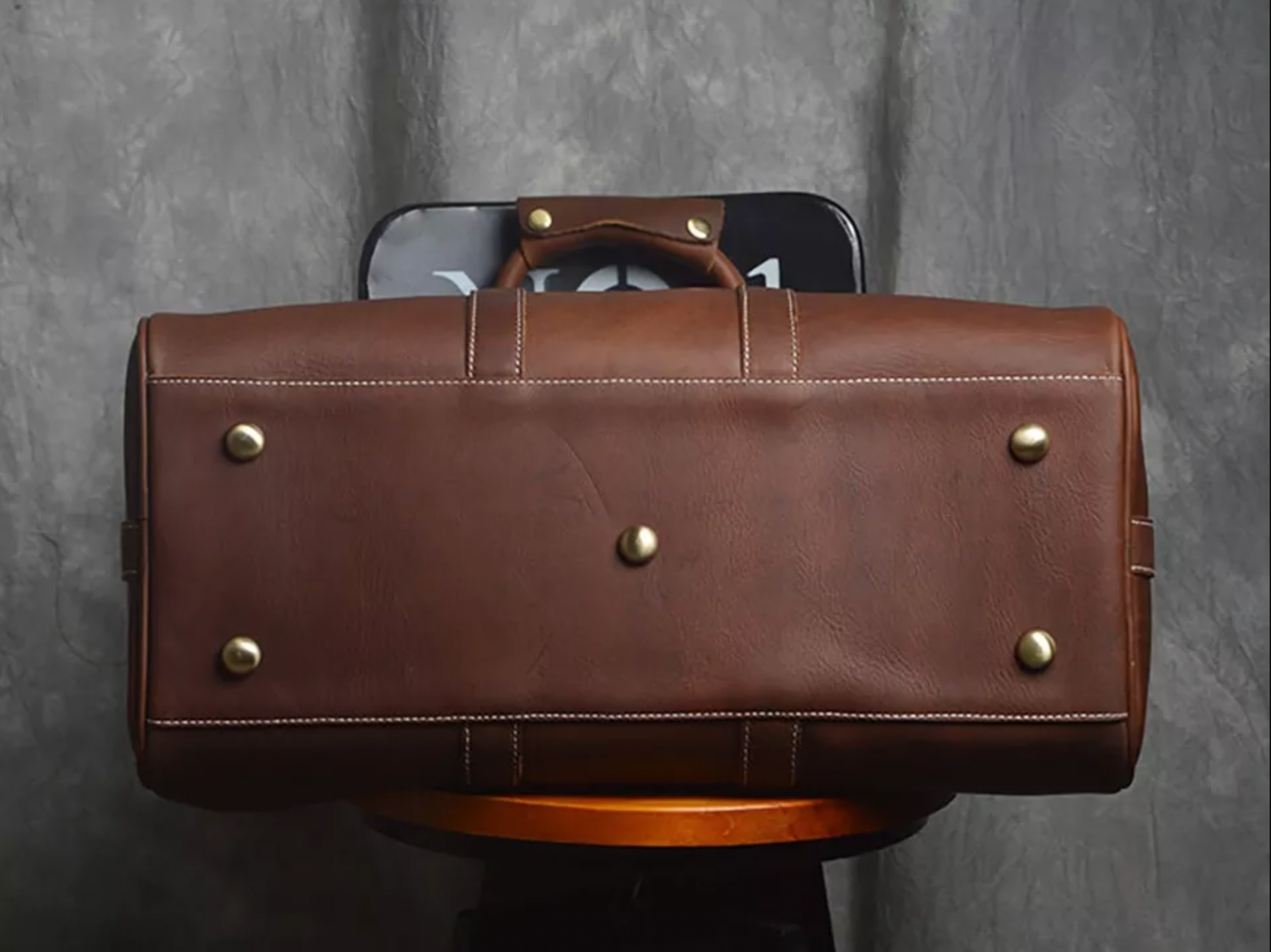 David Leather Weekender