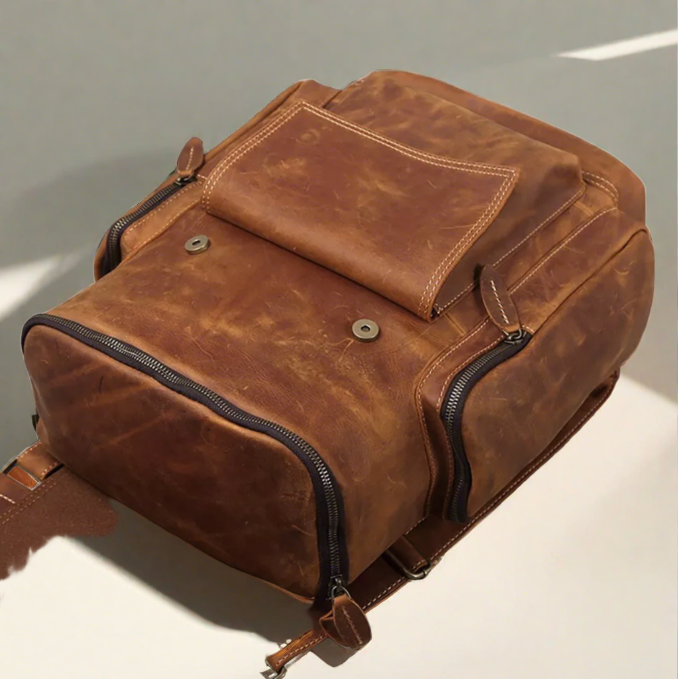 Beckett Leather Backpack