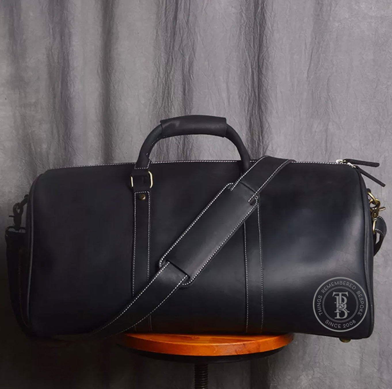 David Leather Weekender