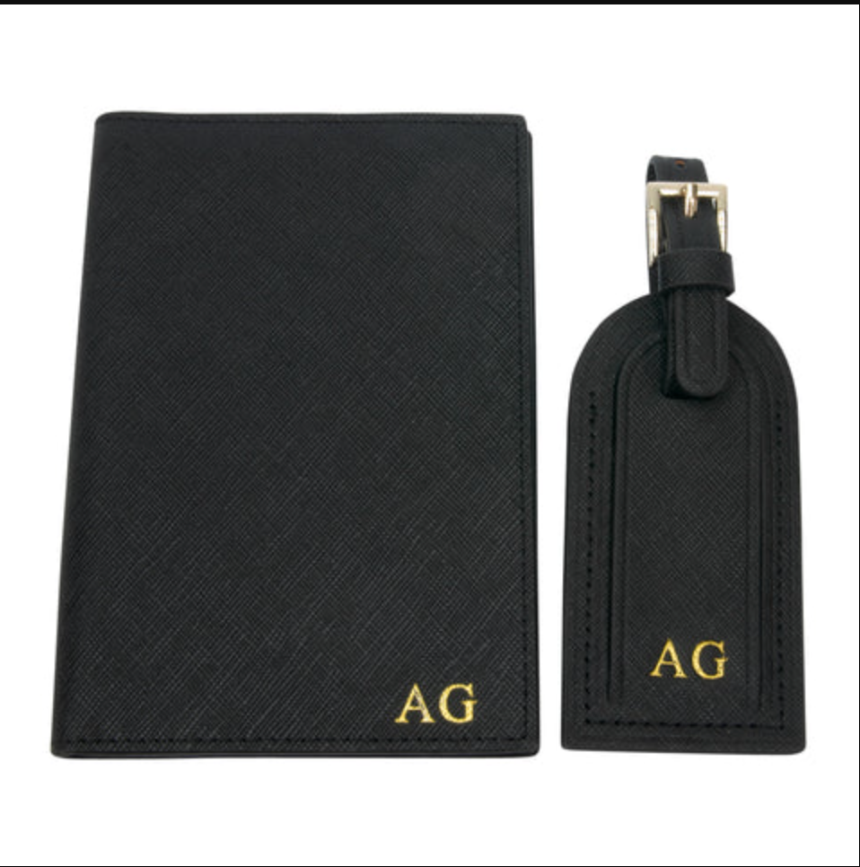Passport holder and Luggage Tag Gift Set