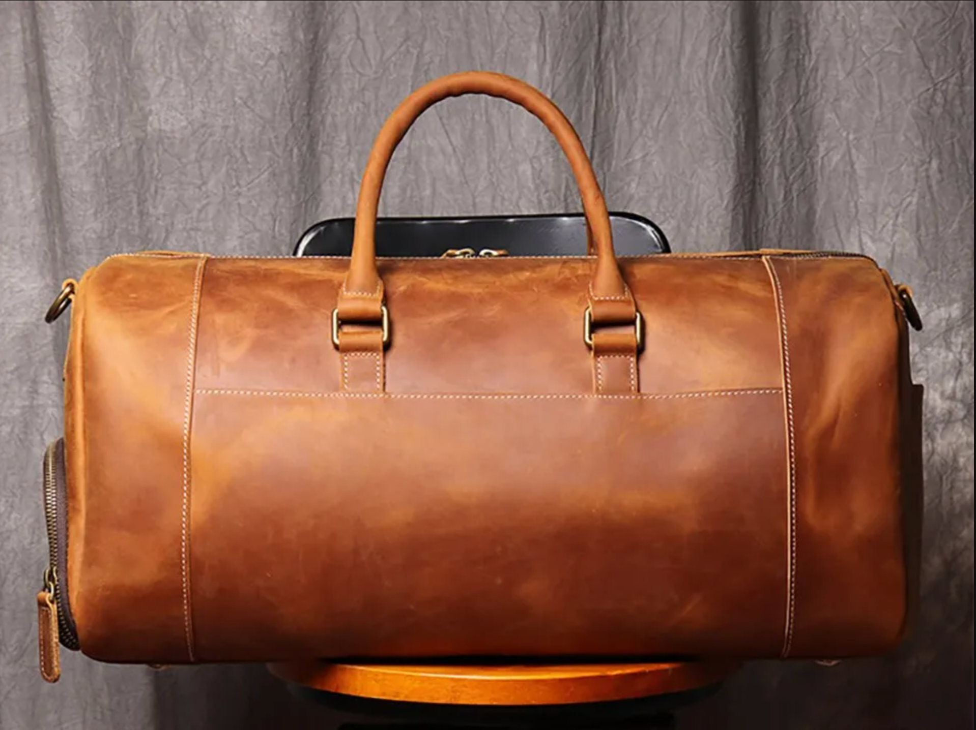 Harvey Leather Overnighter