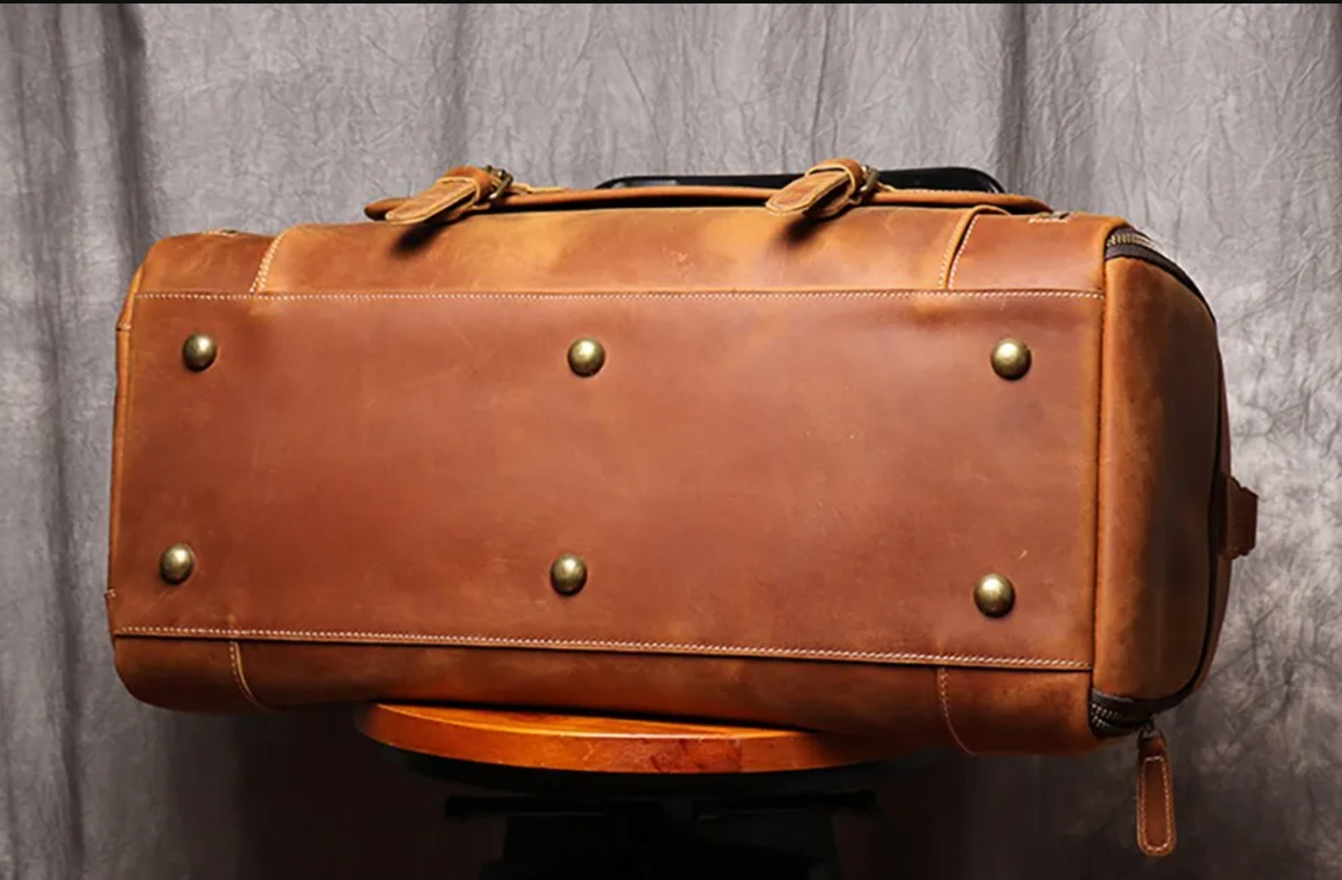 Harvey Leather Overnighter