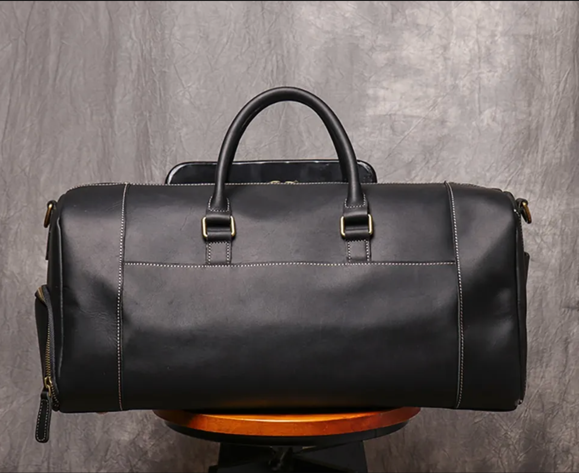 Harvey Leather Overnighter