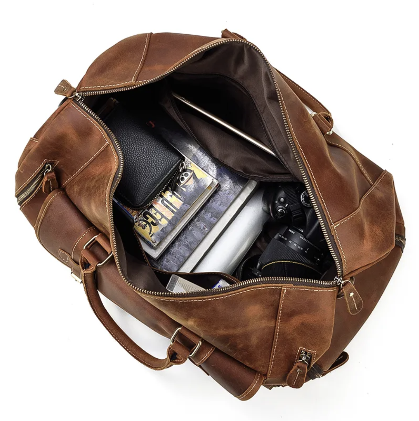 Harvey Leather Overnighter