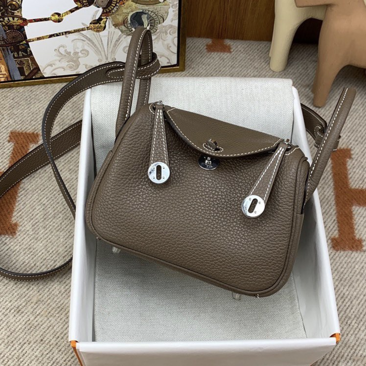 Madison Premium Hand Stitched Leather Tote