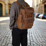 Beckett Leather Backpack