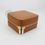 Genuine Leather Square Jewelry Box