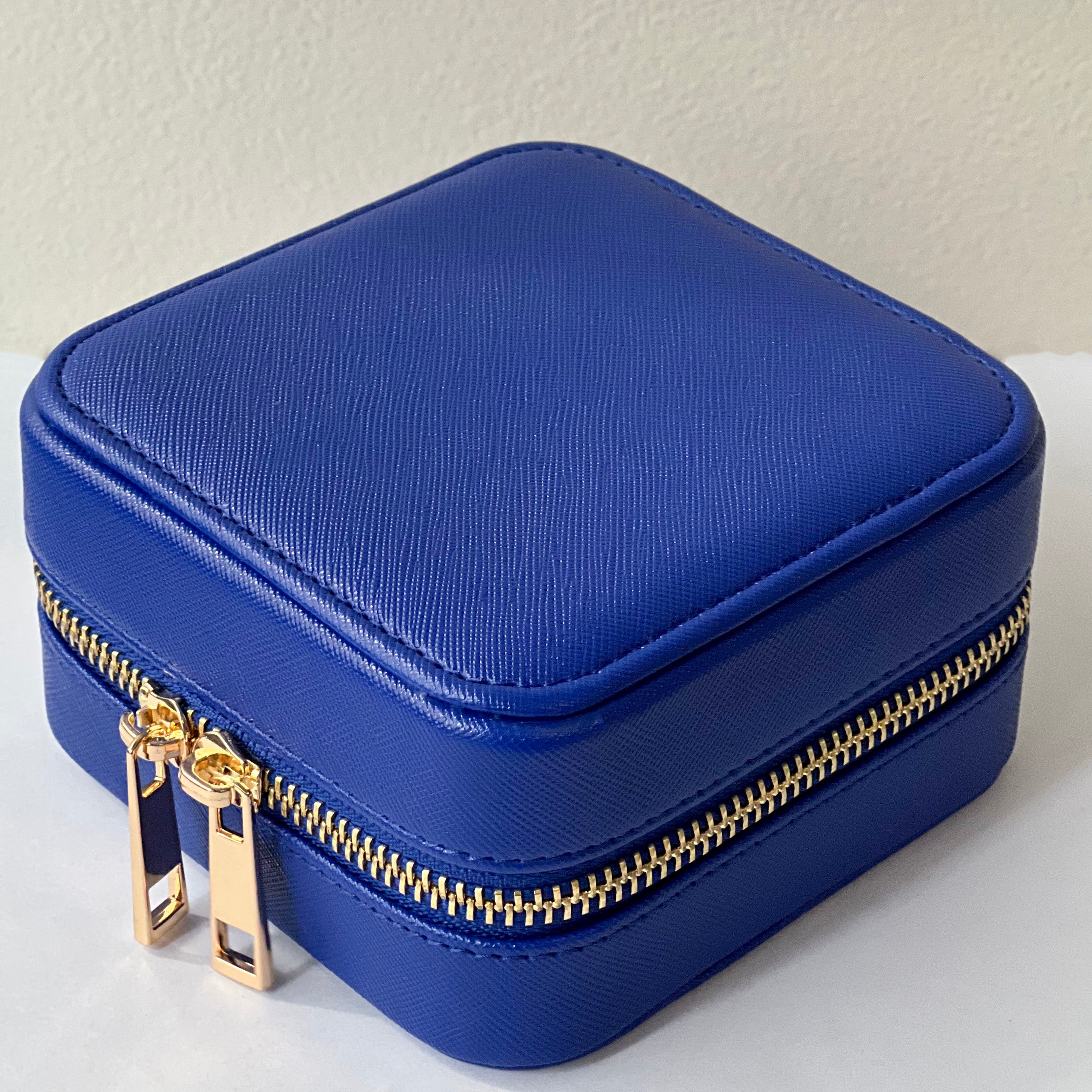 Genuine Leather Square Jewelry Box