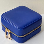 Genuine Leather Square Jewelry Box