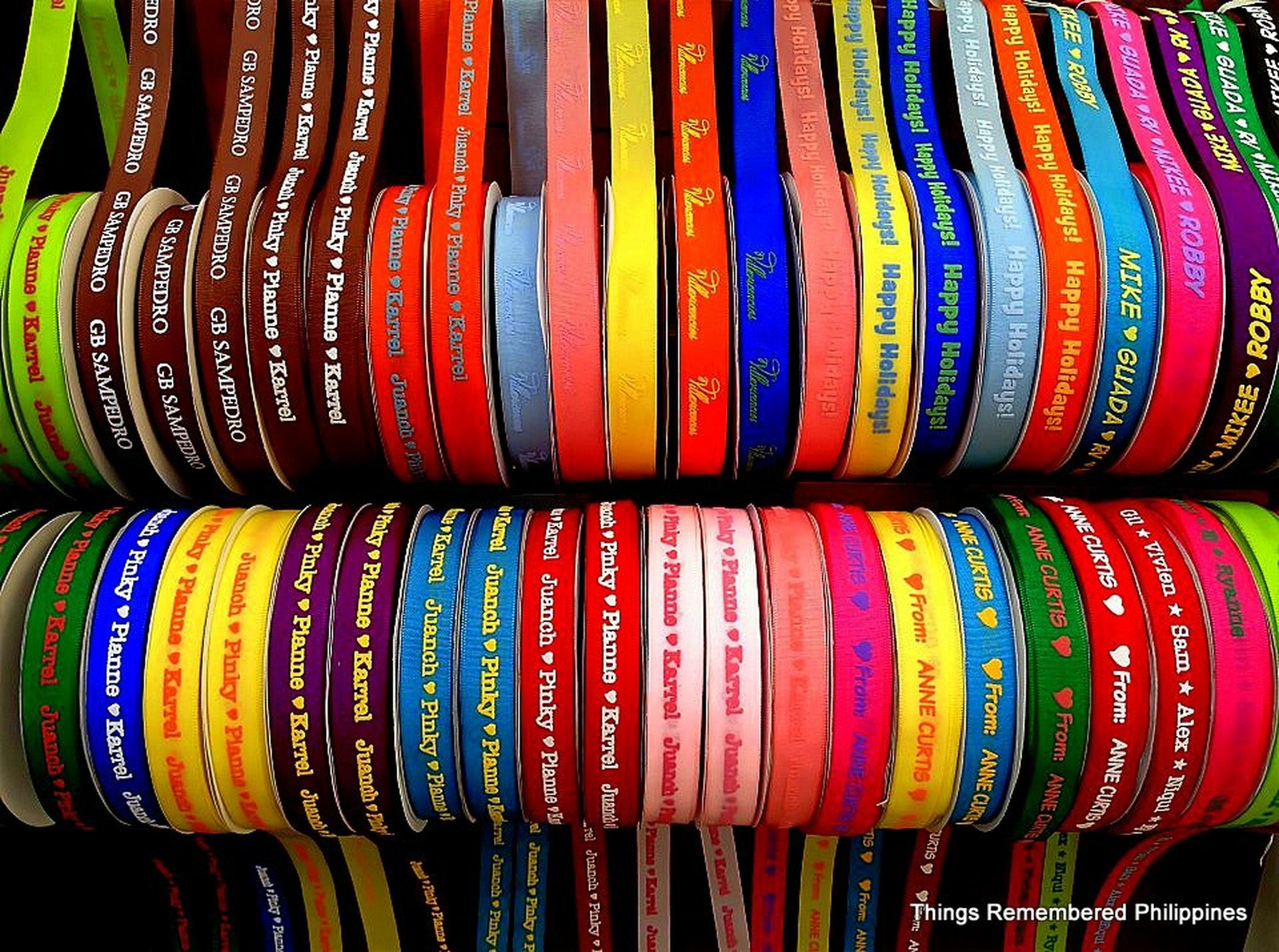 1in Embossed Grossgrain Ribbons