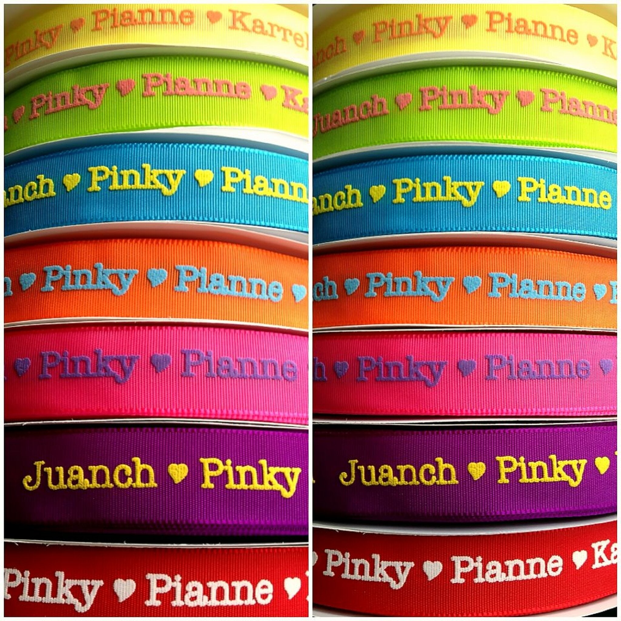 1in Embossed Grossgrain Ribbons