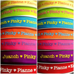 1in Embossed Grossgrain Ribbons