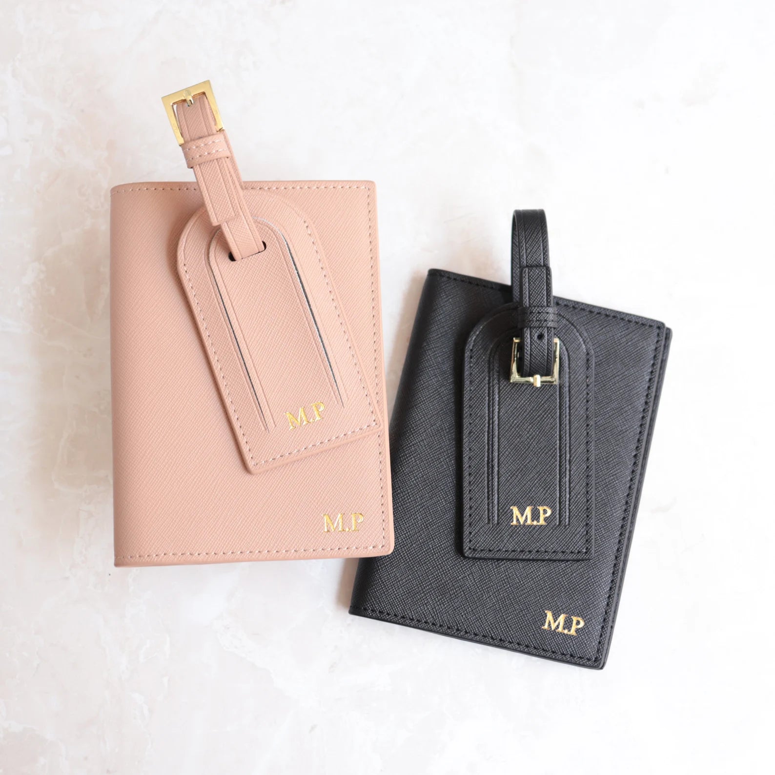 Passport holder and Luggage Tag Gift Set