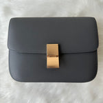 Genuine Leather Box Bag Large