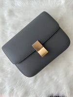 Genuine Leather Box Bag Large