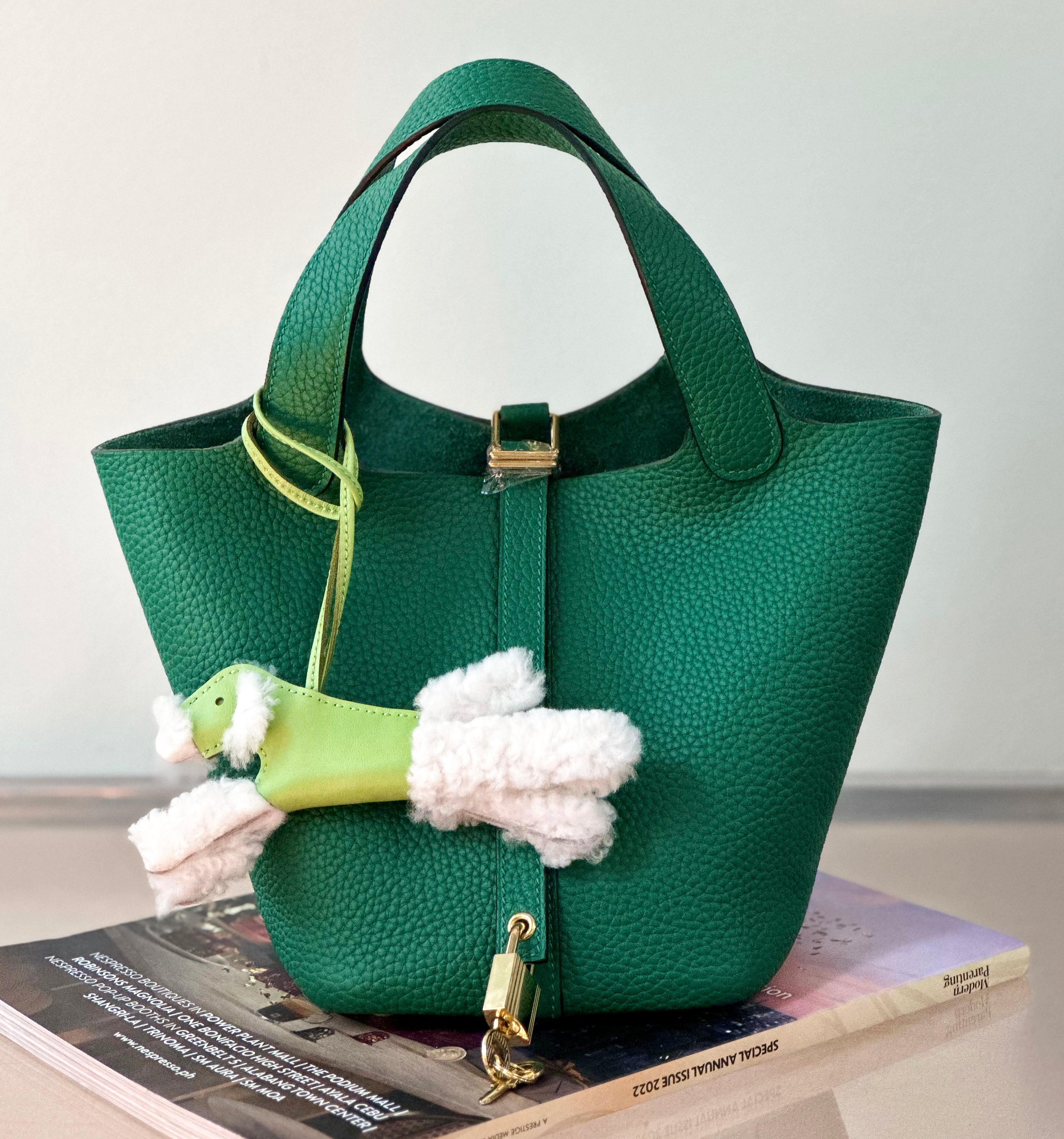 Elisabetta Slouch Bag Handstitched 18/22cm