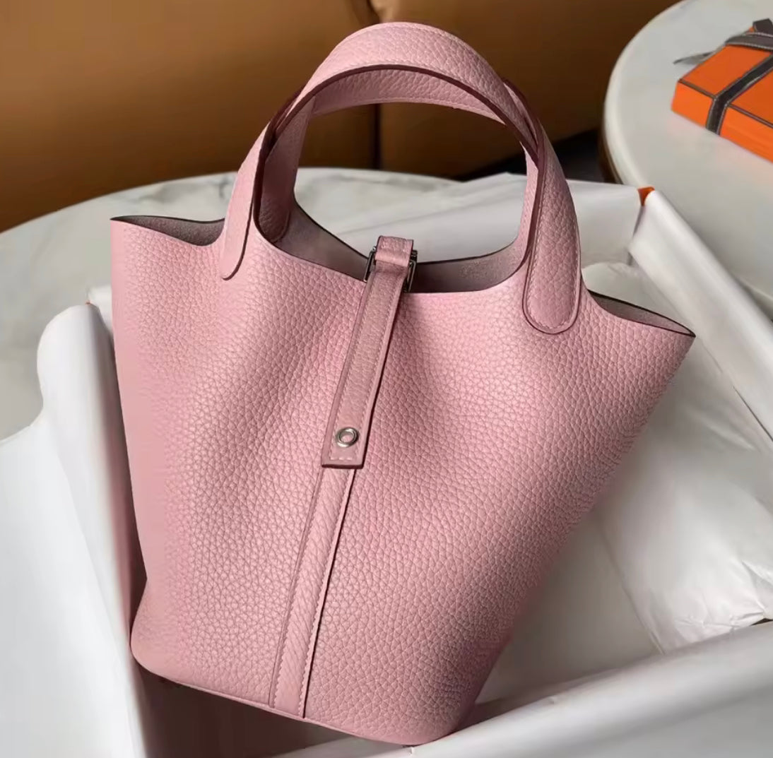 Elisabetta Slouch Bag Handstitched 18/22cm