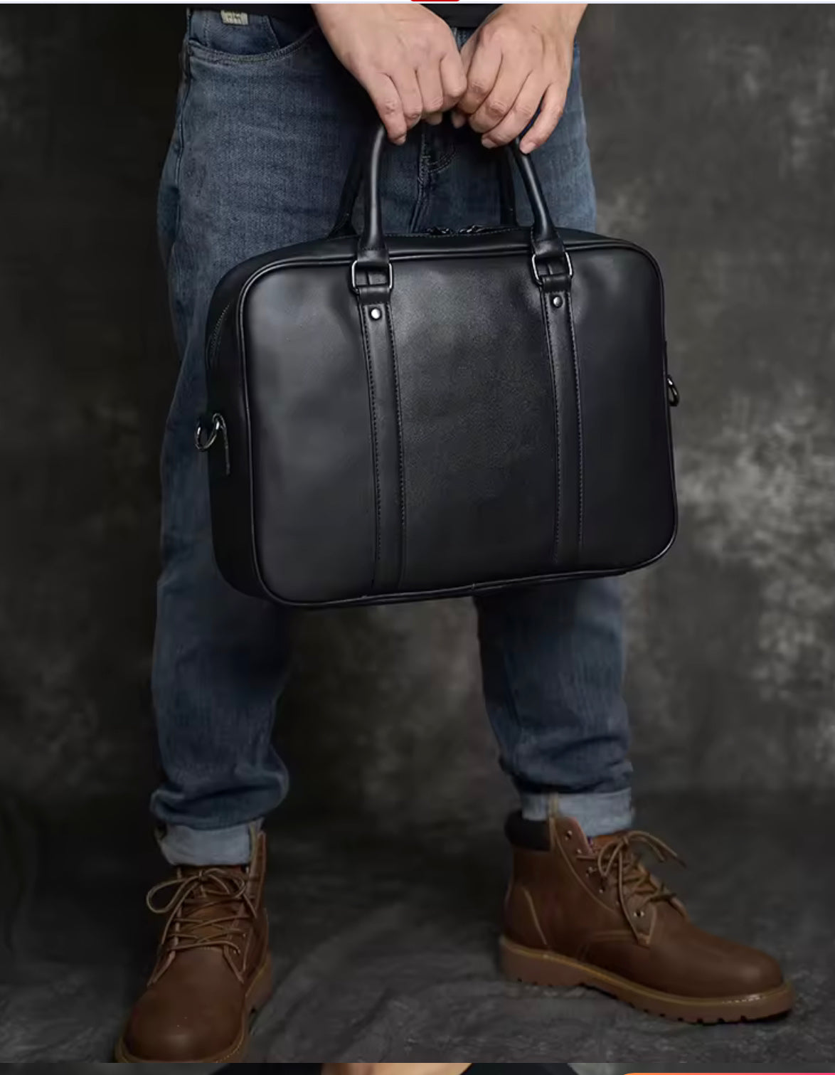 Beckett Leather Briefcase