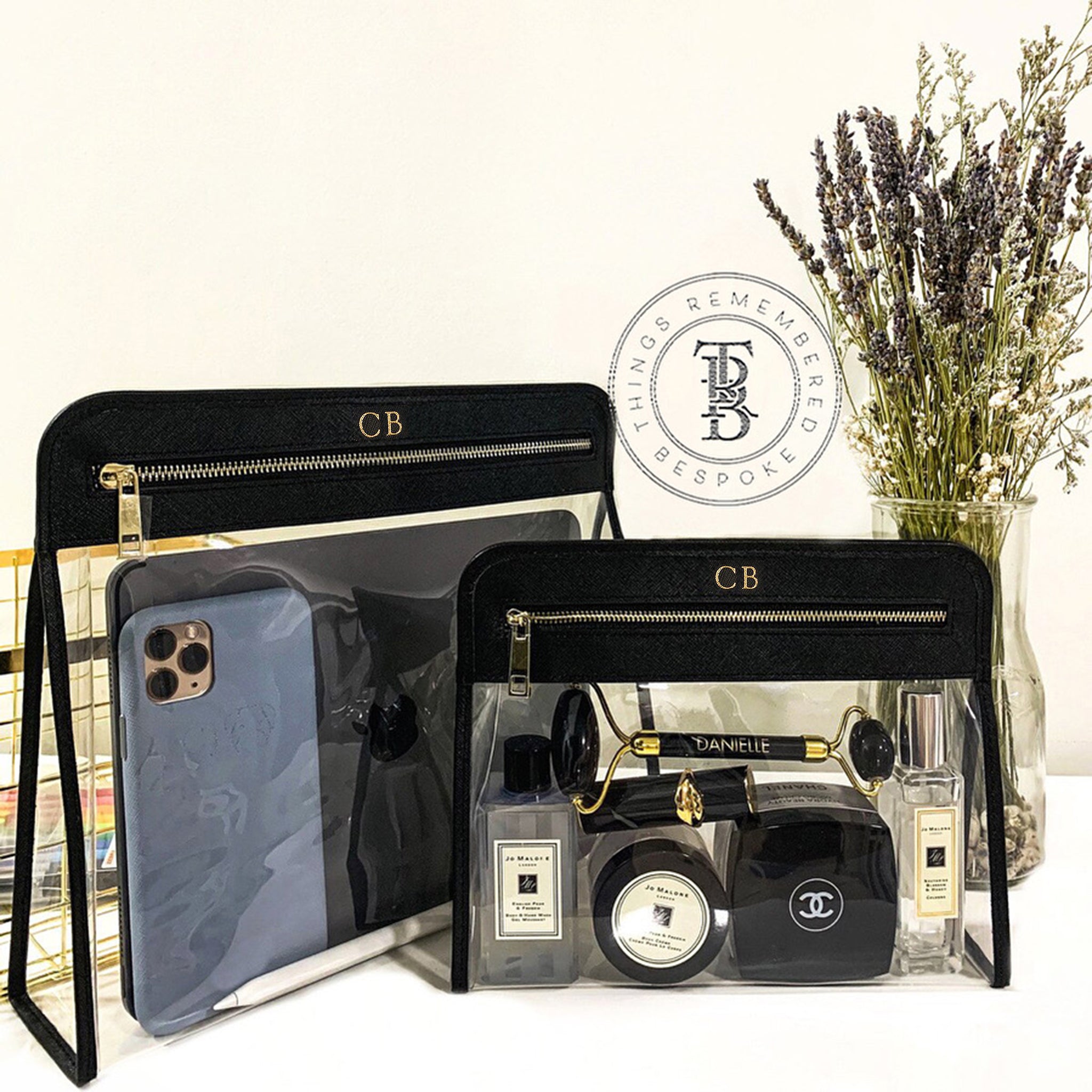 Genuine Leather Saffiano Clarity Plus By Kris SET OF TWO