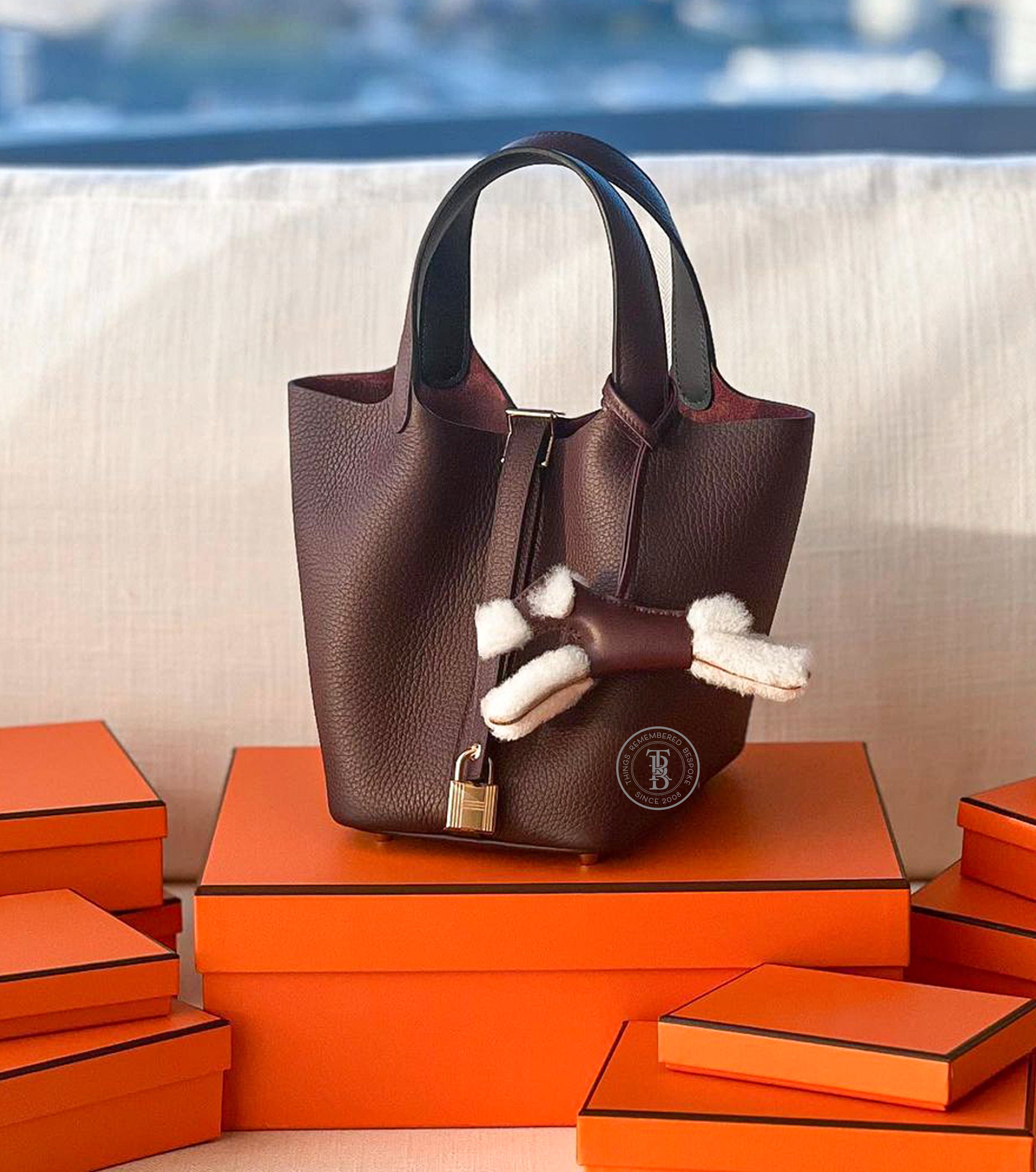 Elisabetta Slouch Bag Handstitched 18/22cm