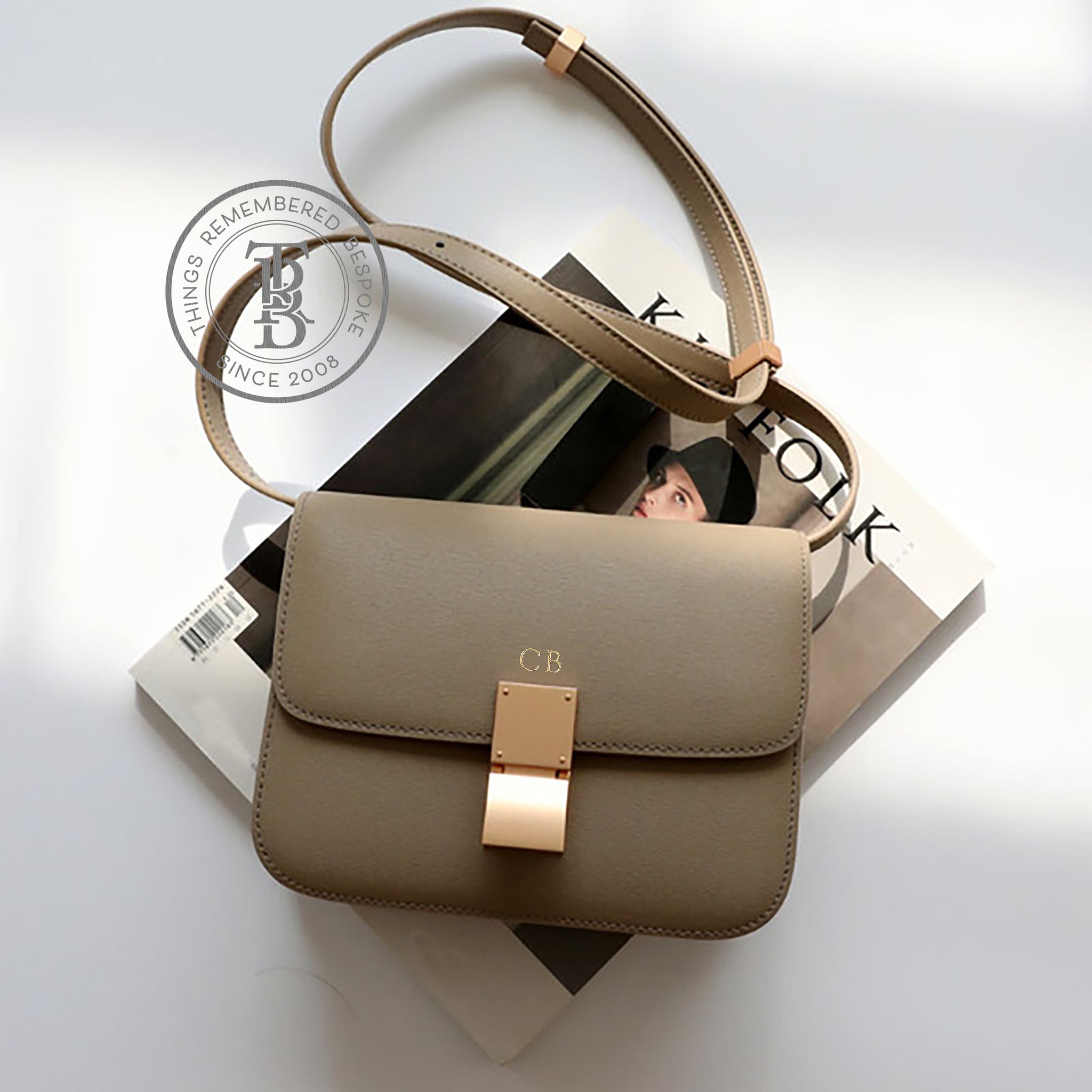 Genuine Leather Box Bag Large