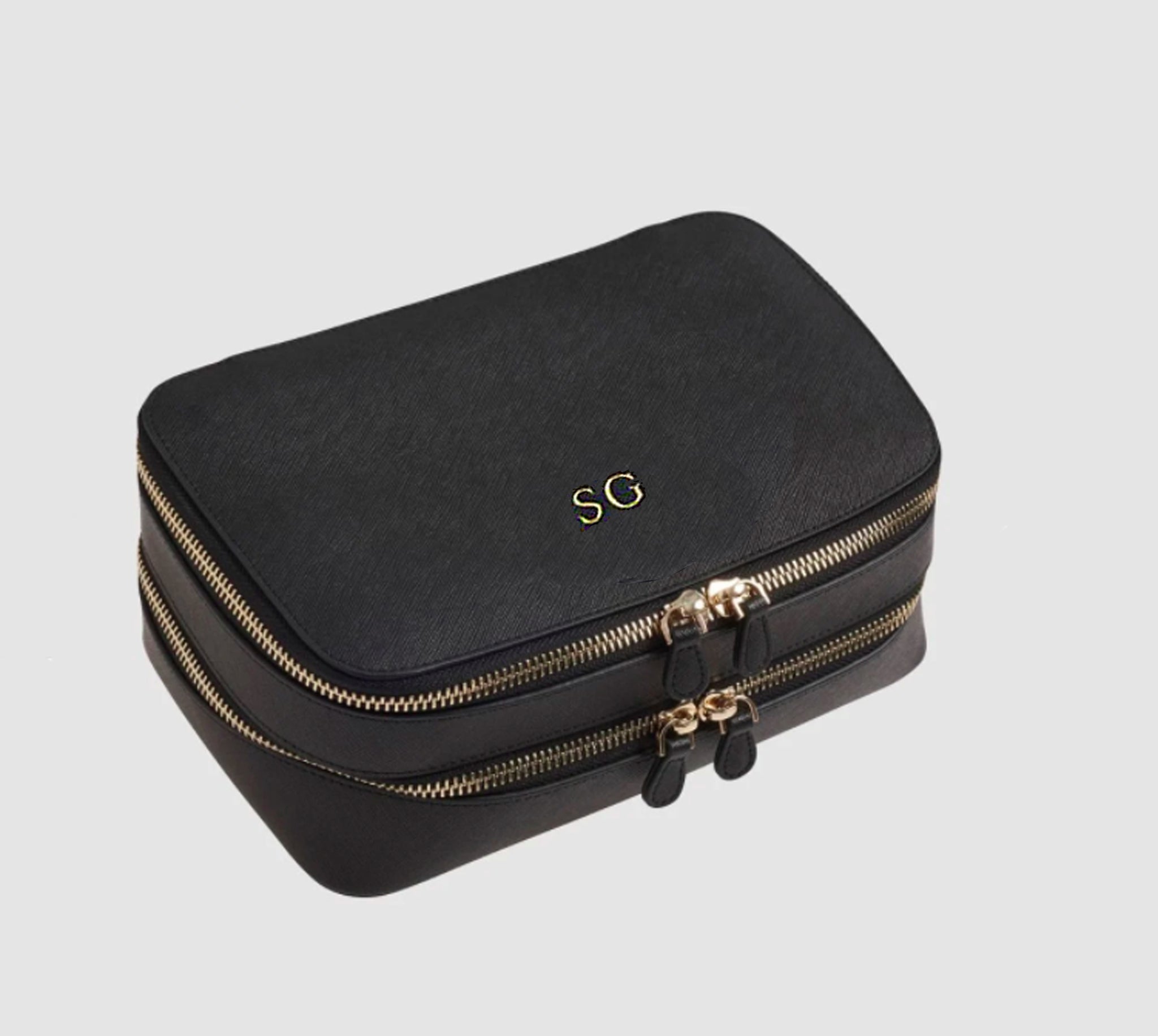Genuine Leather Structured Travel Case